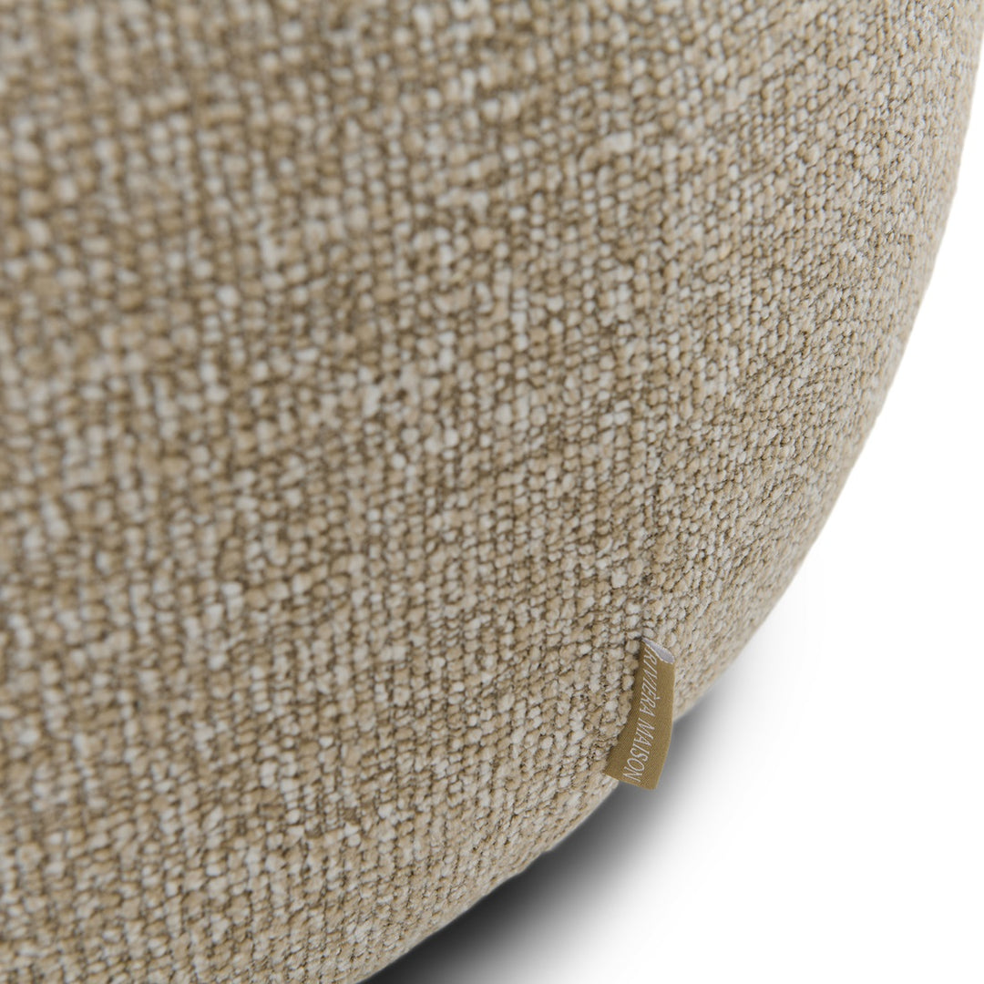 Aspen Footstool, Mountain Weave Dune Sand