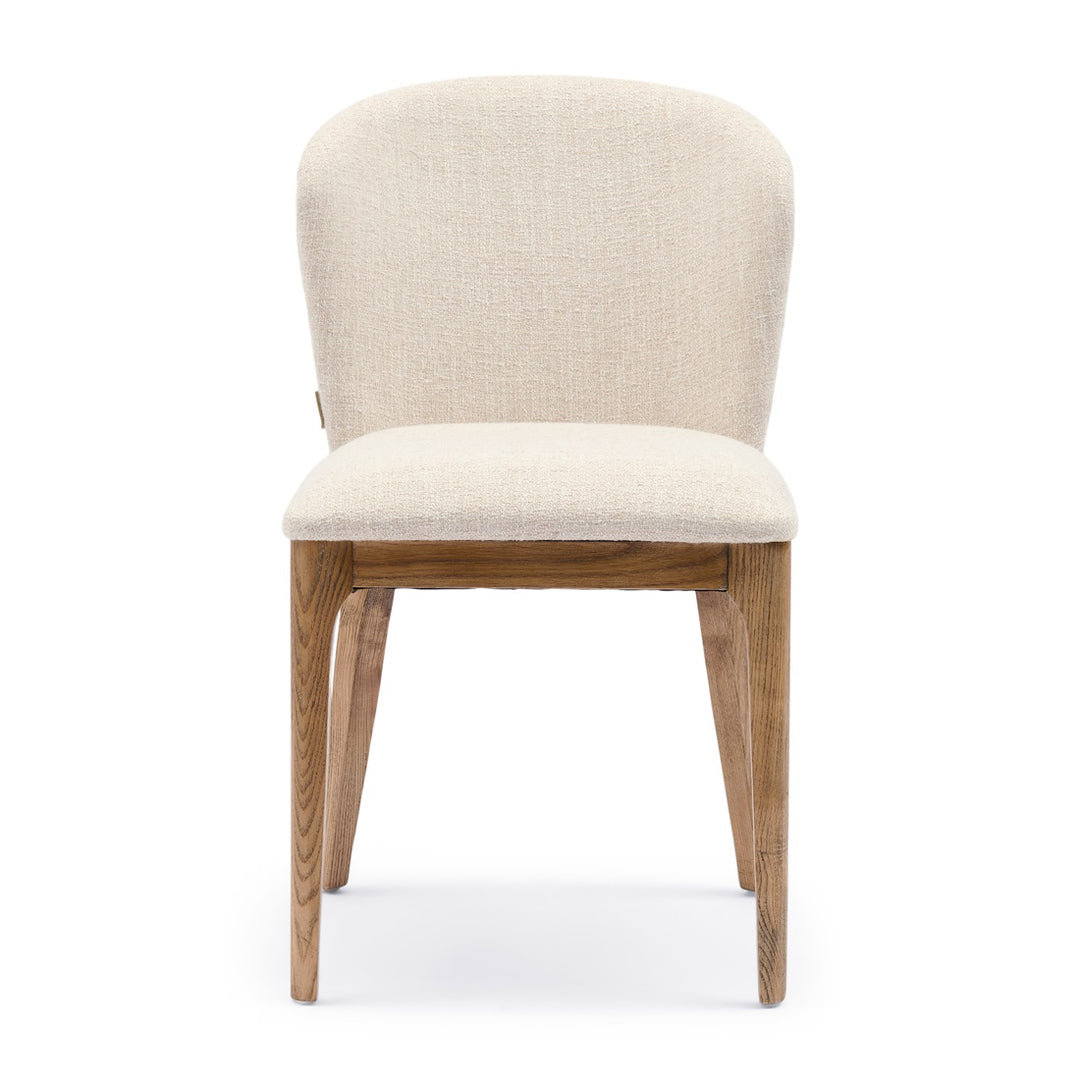 Rivièra Maison Savoy Dining Chair, Rich Tweed Antique White