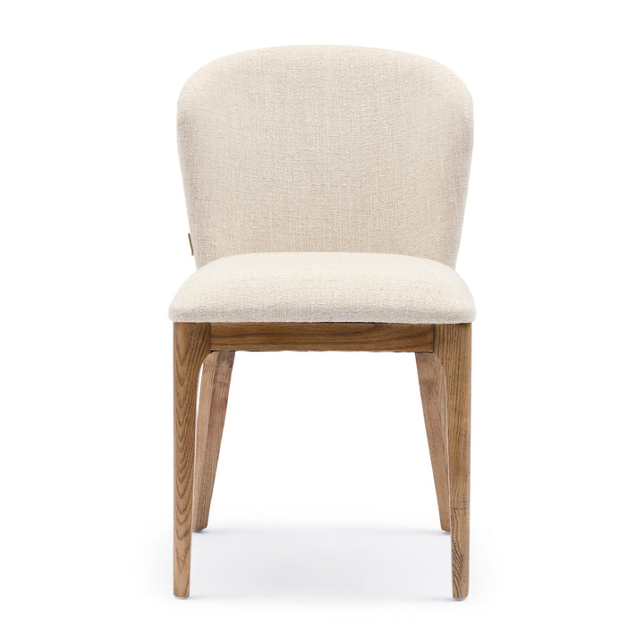 Rivièra Maison Savoy Dining Chair, Rich Tweed Antique White