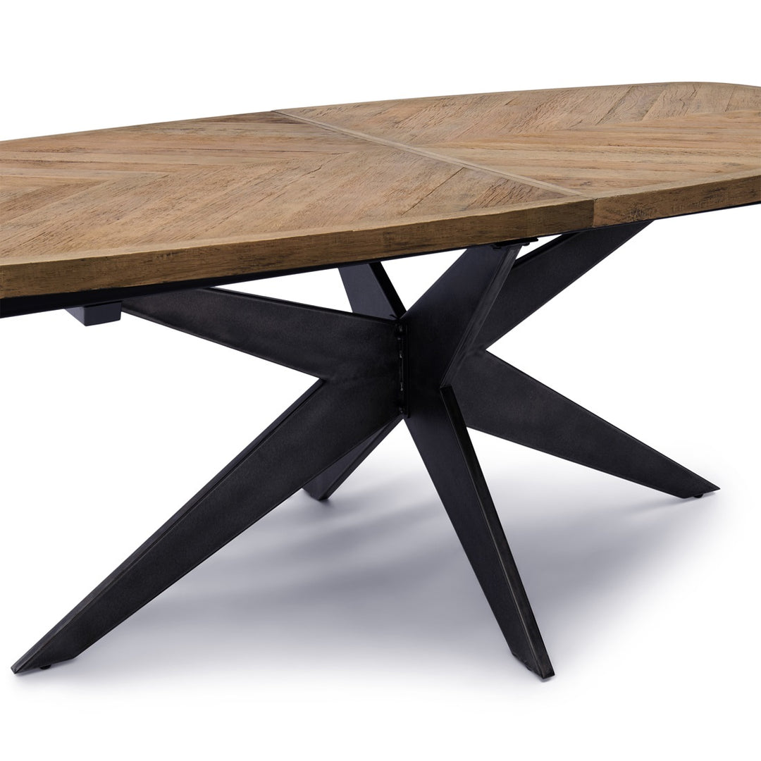 Falcon Crest Oval Dining Table Ext. 200/300x100