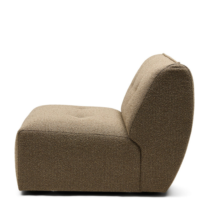 Lugano Center peluche bouclé classic brown