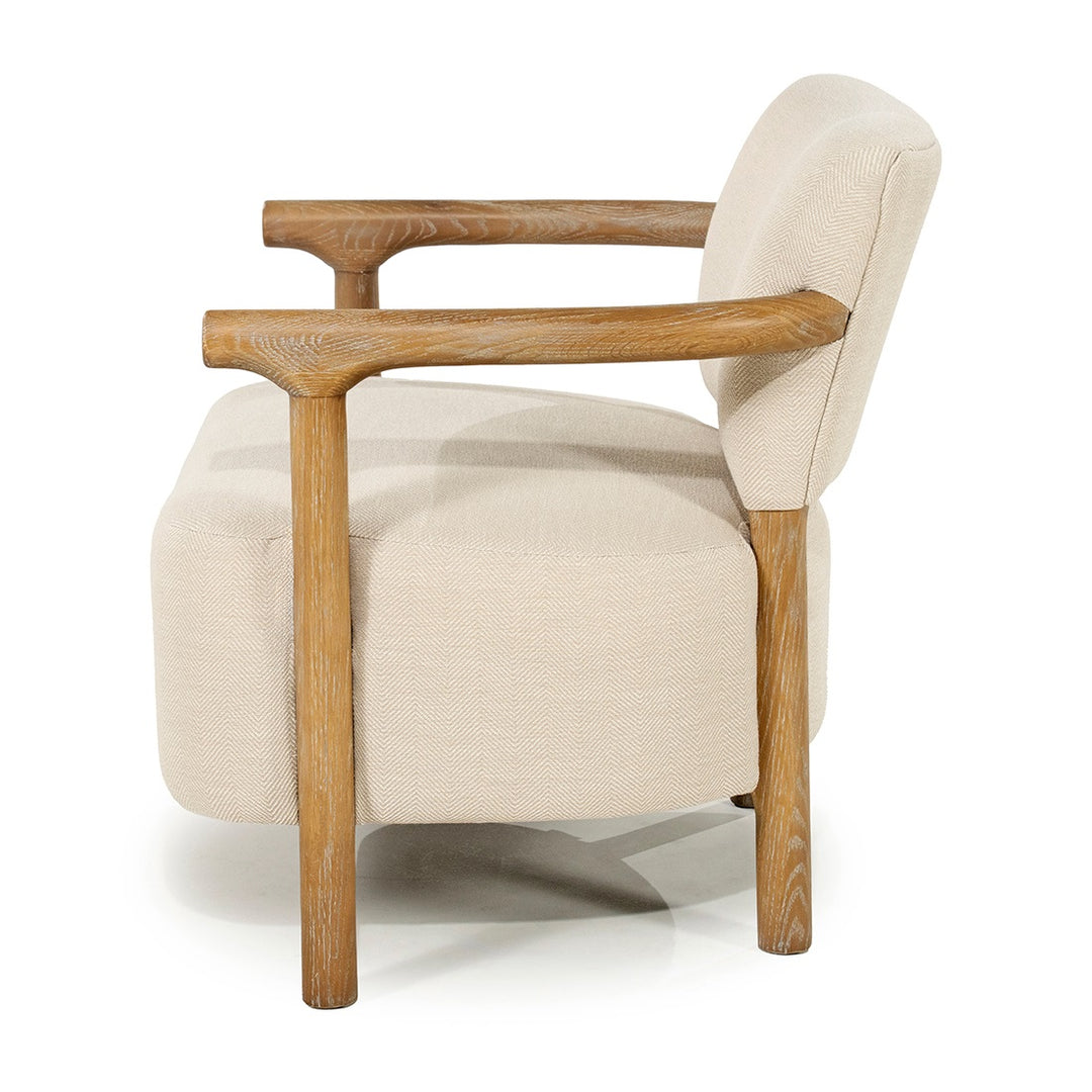 Rivièra Maison Glenn Armchair Herringbone Beige