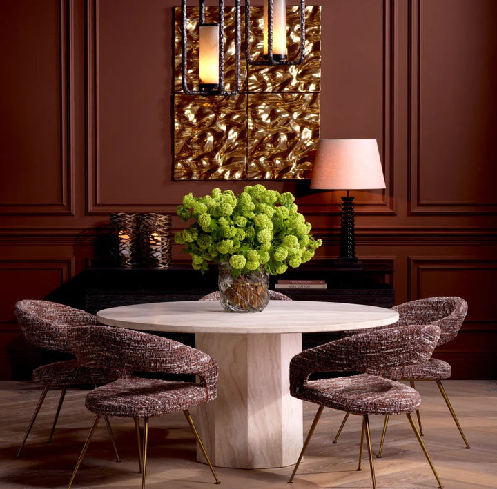 Eichholtz Esszimmerstuhl Bravo - Bouclé Sonata Red