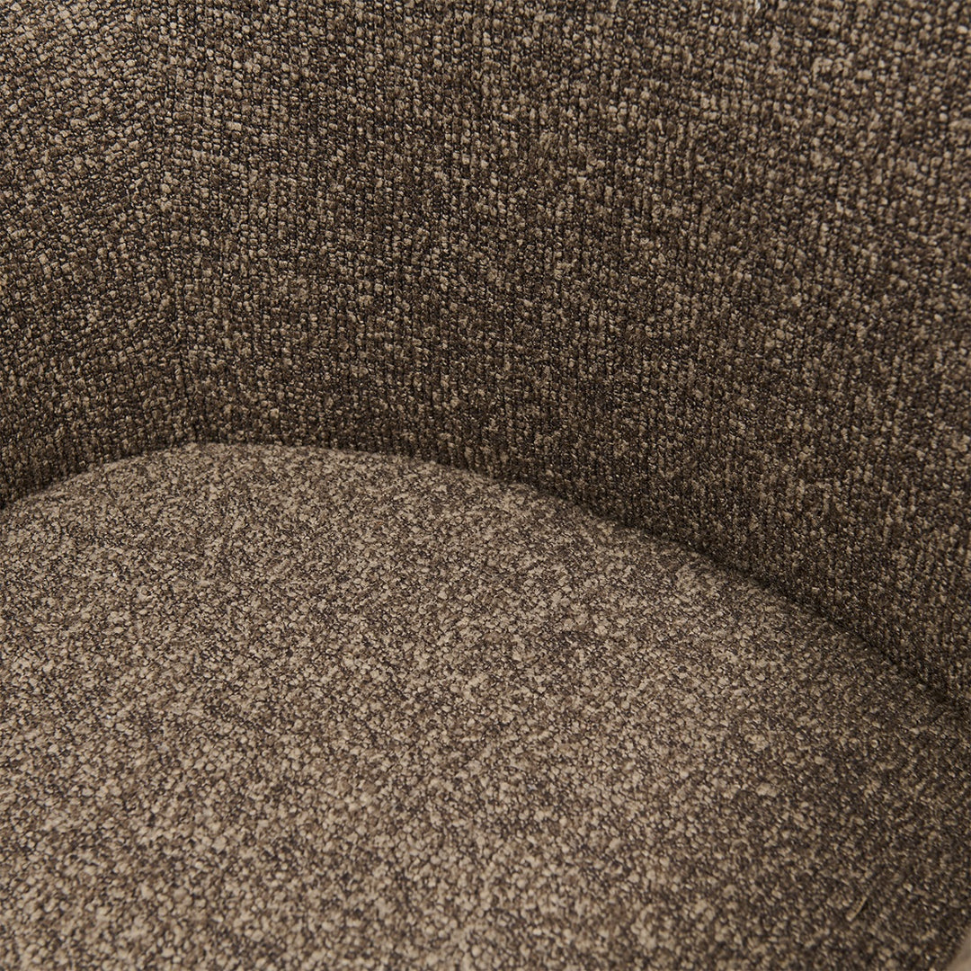 Waverly Dining Armchair; Mountain Weave Lush Brown