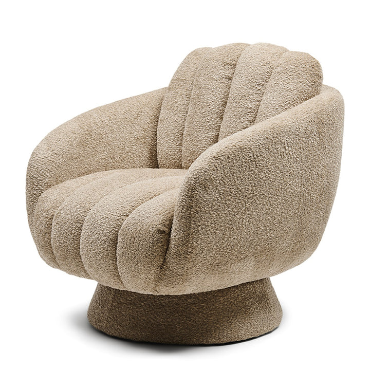 Rivièra Maison Scotia Swivel Armchair Vintage Velvet Sterling Silver
