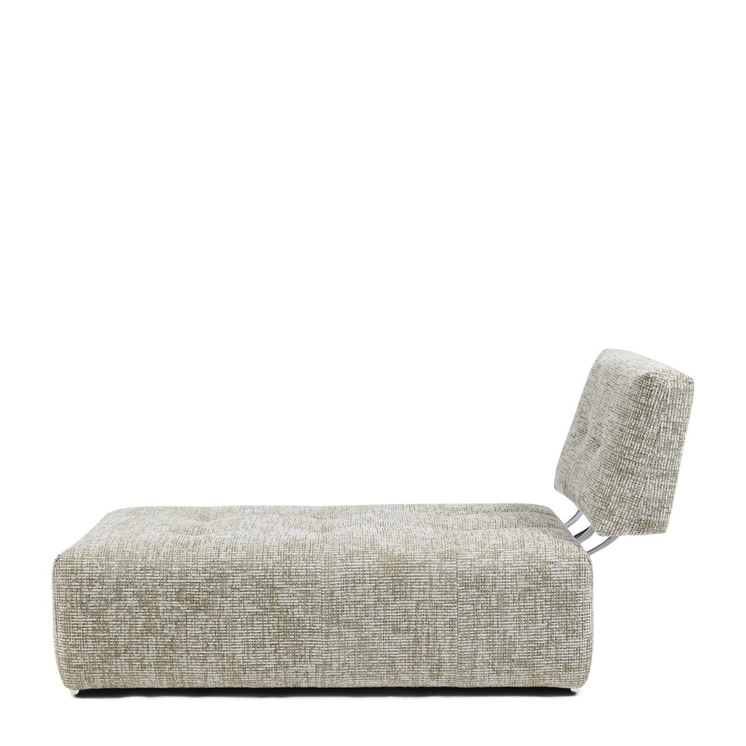 The Mark II Chaise Longue tweed mild green