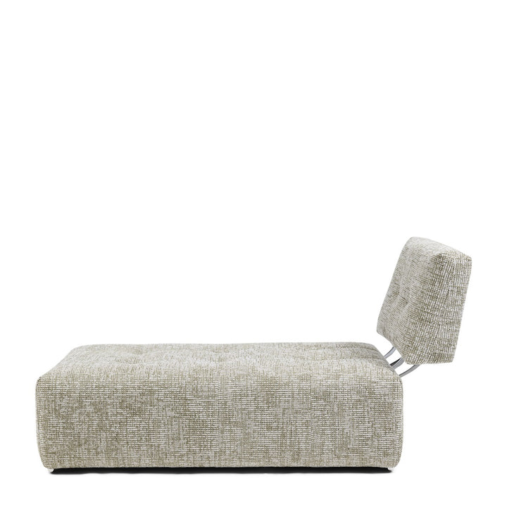 The Mark II Chaise Longue tweed mild green