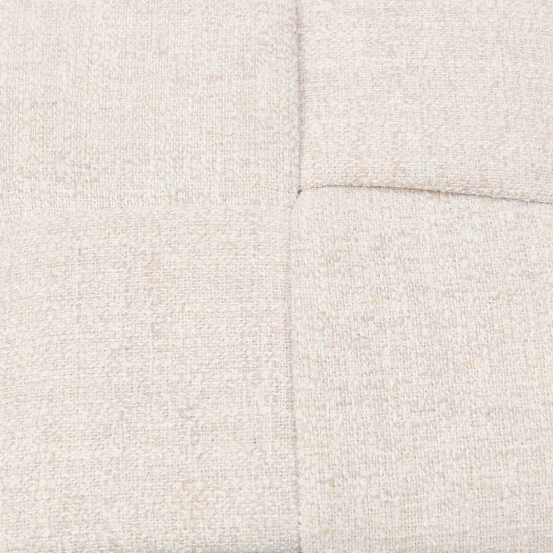 Qbic Stool 40x45; Rich Tweed Antique White