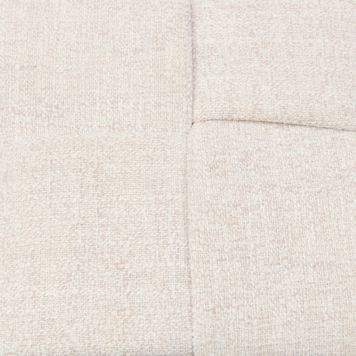 Qbic Stool 40x45; Rich Tweed Antique White