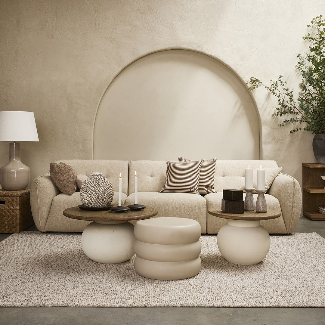 Rivièra Maison Rose Tower Coffee Table Warm Beige