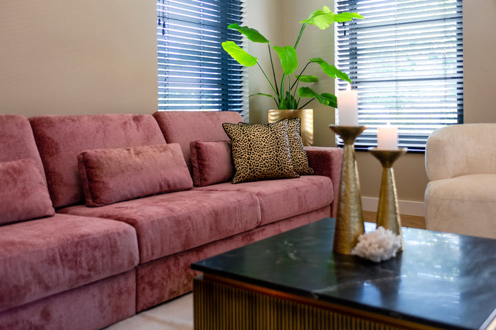 Ironville Gold-Couchtisch 90x90
