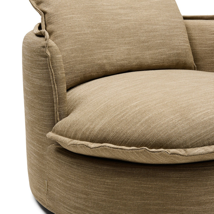 Rivièra Maison Alcudia Lounge Armchair Classic Linen Brown Taupe