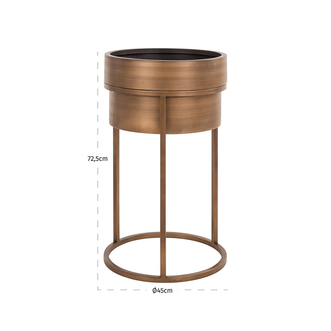 Plantenbak Chadd (Geborsteld Goud)