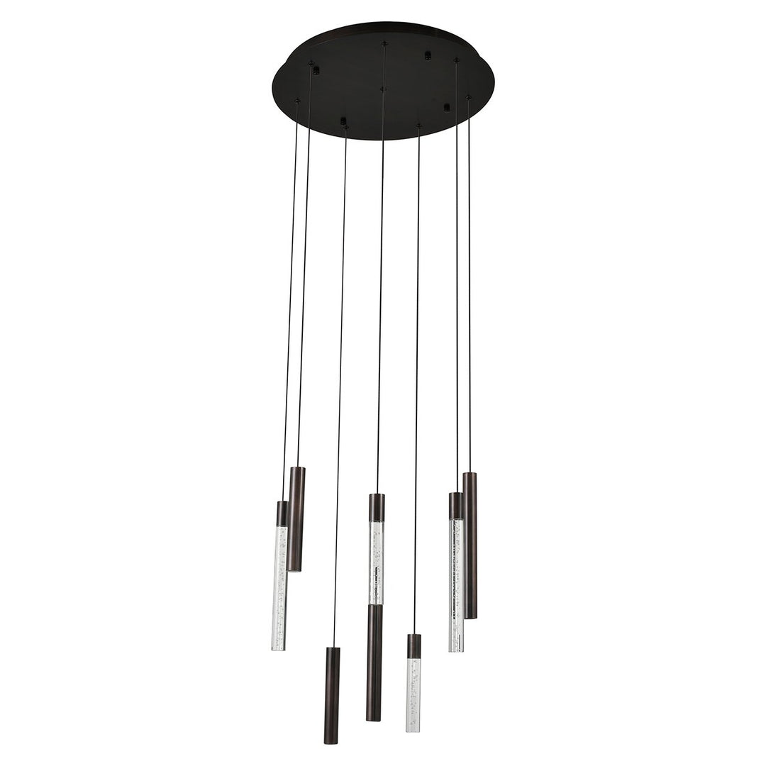 Hanglamp Oxley 8 lampen (Brons)