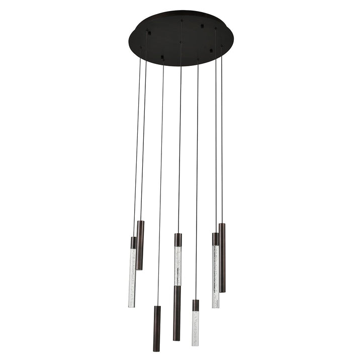 Hanglamp Oxley 8 lampen (Brons)