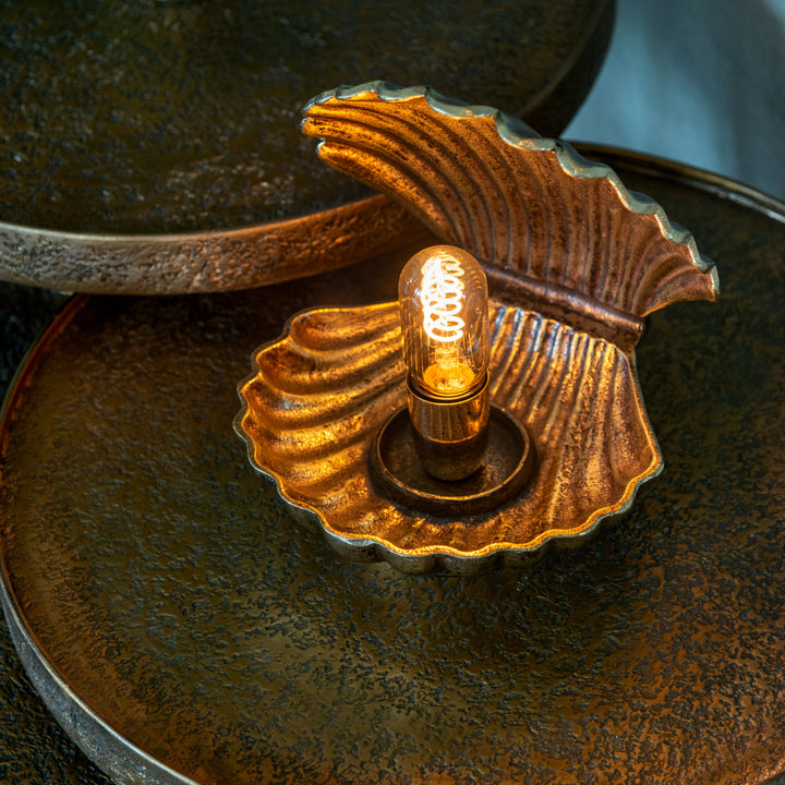 Salontafel Luton black/gold (Set of 3)