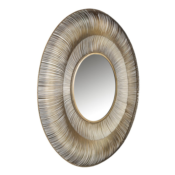 Mirror Aliza 100Ø (Brushed Gold)