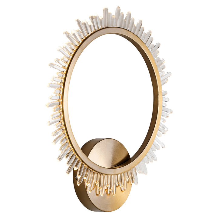 Wandlamp Beau (Geborsteld Goud)