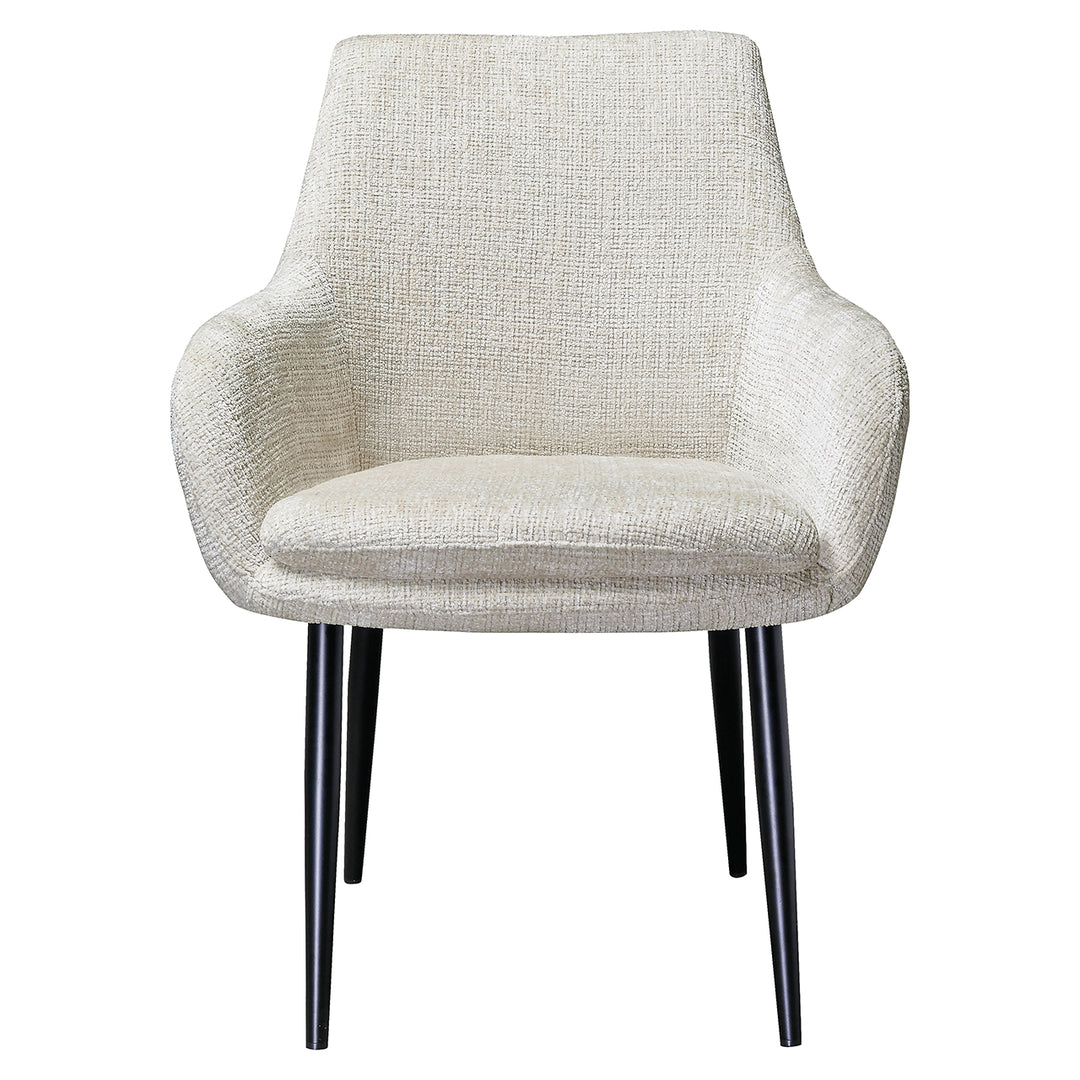 Dining chair Chrissy beige chenille (Niagara 902 beige Chenille)