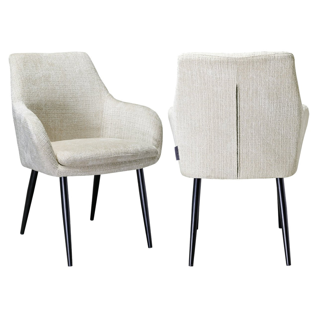Dining room chair Chrissy Niagara beige (Set of 2)