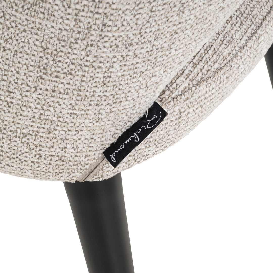 Dining Chair Tabitha natural chic flame retardant (set of 2)
