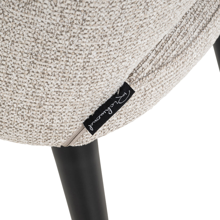 Dining Chair Tabitha natural chic flame retardant (set of 2)