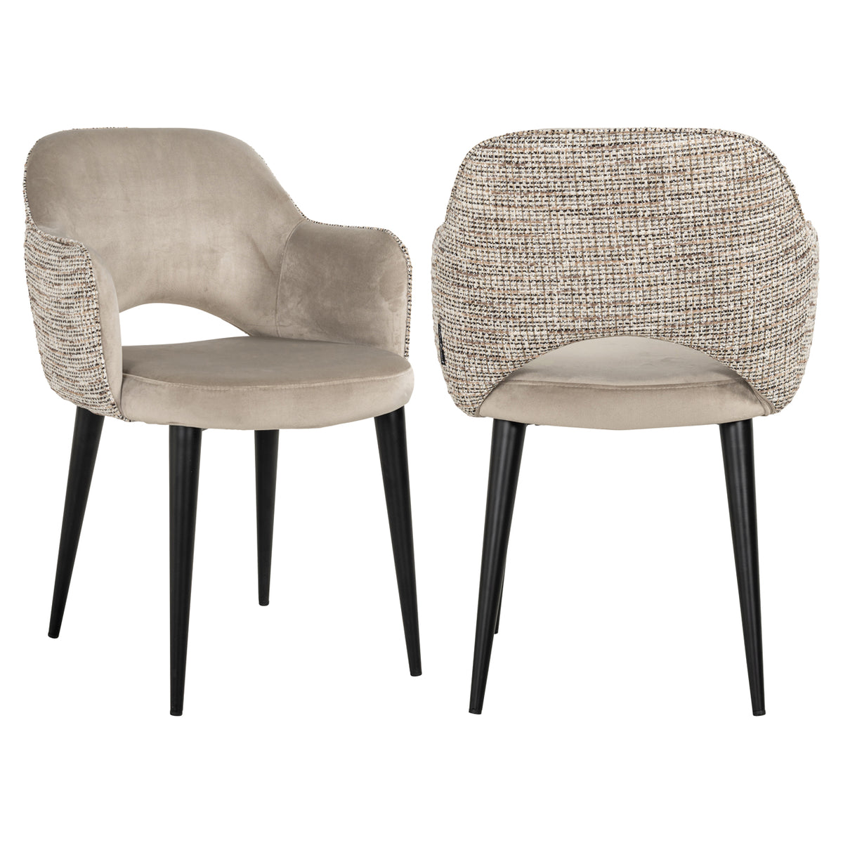 Richmond Eetkamerstoel Giovanna Trendy Nature - meerdere aanzichten | CéJor Wonen