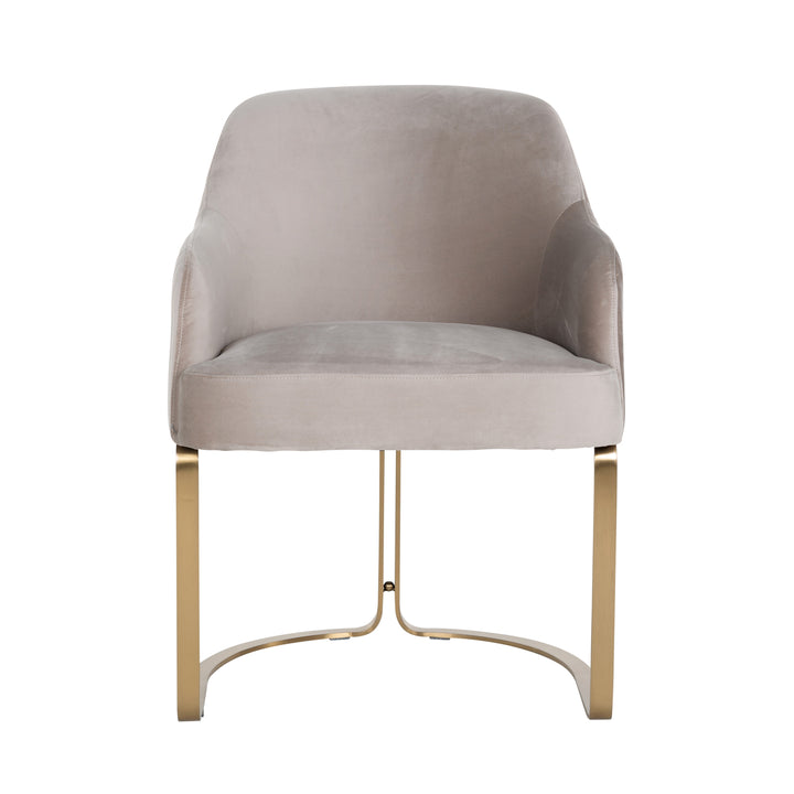 Richmond Eetkamerstoel Hadley Khaki Velvet - productweergave | CéJor Wonen