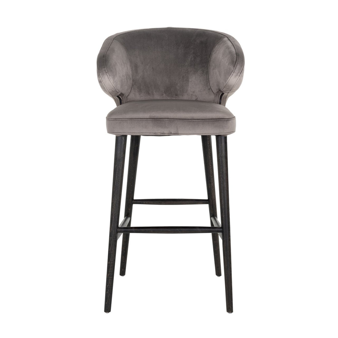 Bar stool Indigo stone velvet