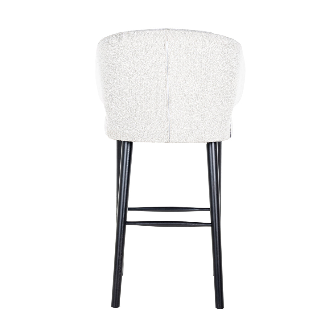 Barstoel Indigo white bouclé