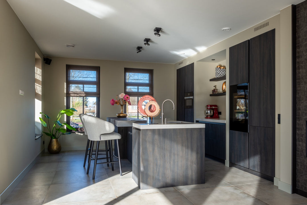 Barstoel Indigo white bouclé