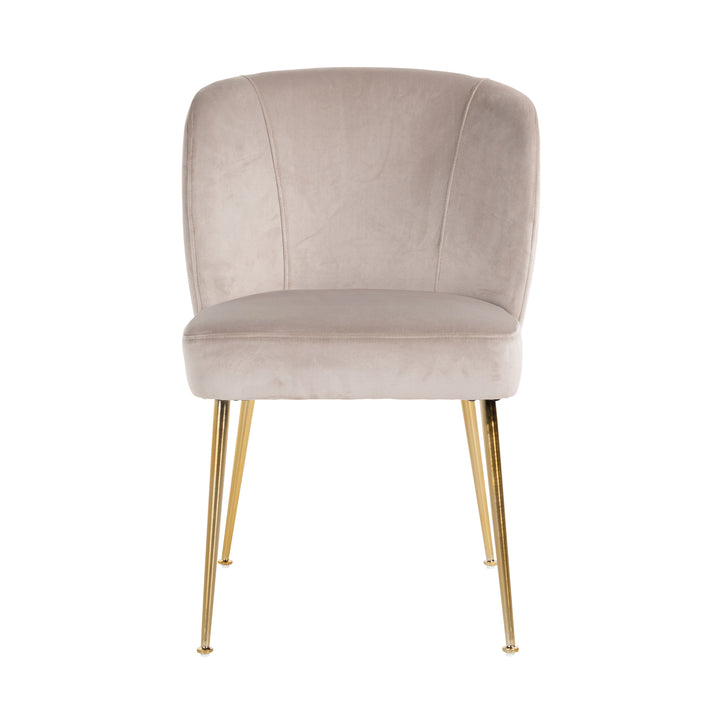 Richmond Eetkamerstoel Cannon, Khaki Velvet - productweergave | CéJor Wonen
