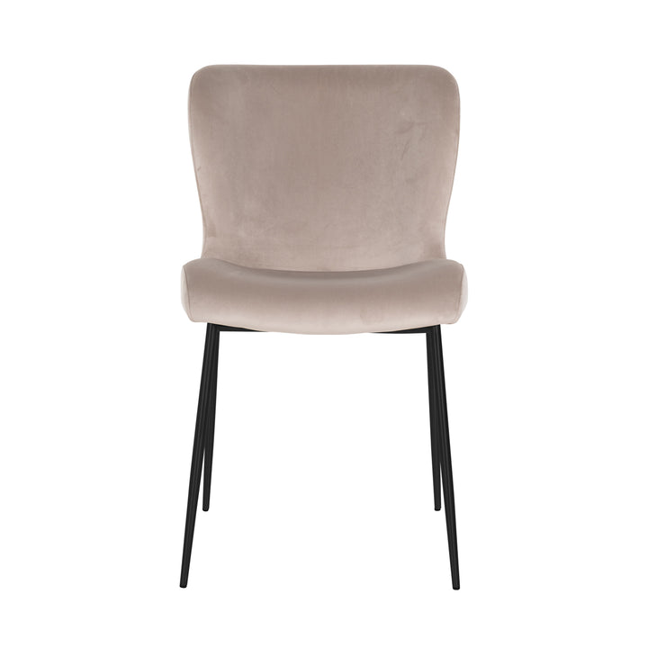 Richmond Eetkamerstoel Darby - set van 2, Khaki Velvet - productweergave | CéJor Wonen