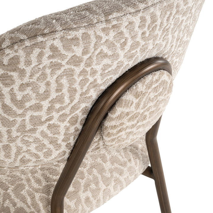 Richmond Counterstoel Xenia Beige Leopard - set van 2 - detail | CéJor Wonen