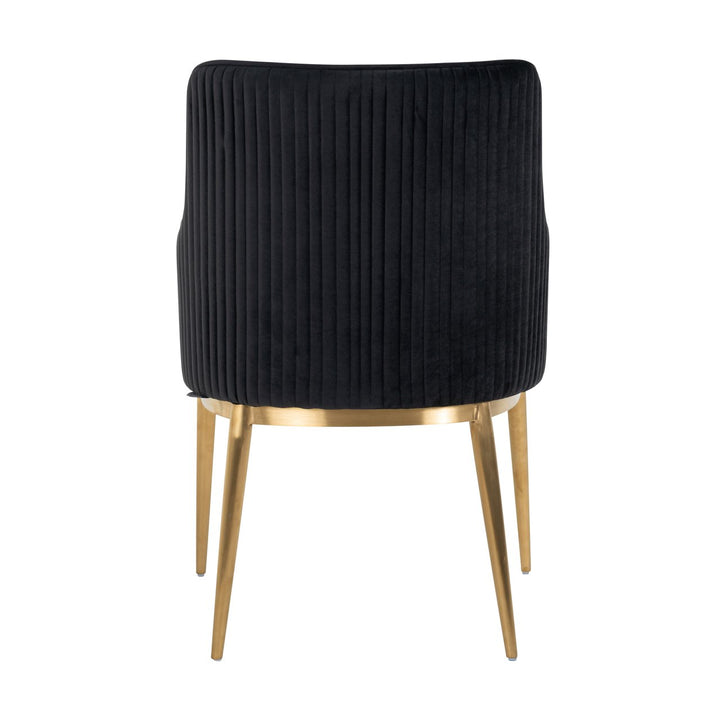 Dining room chair Breeze quartz anthracite fire retardant (Set of 2)