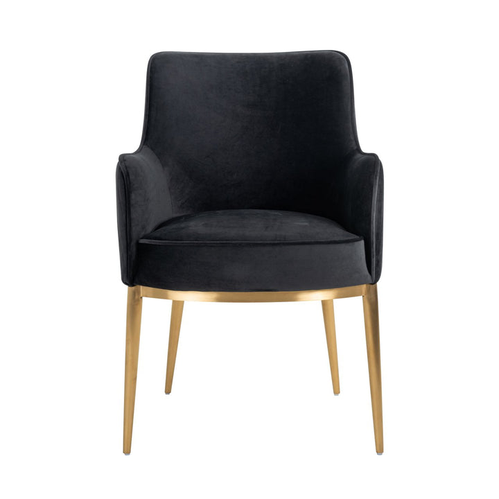 Dining room chair Breeze quartz anthracite fire retardant (Set of 2)