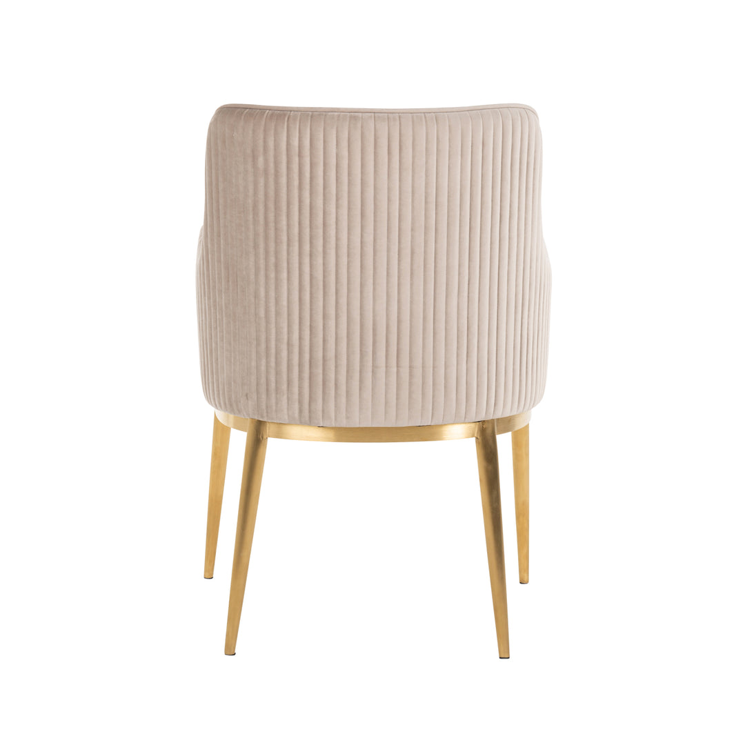 Richmond Eetkamerstoel Breeze - set van 2, Khaki Velvet - productweergave | CéJor Wonen