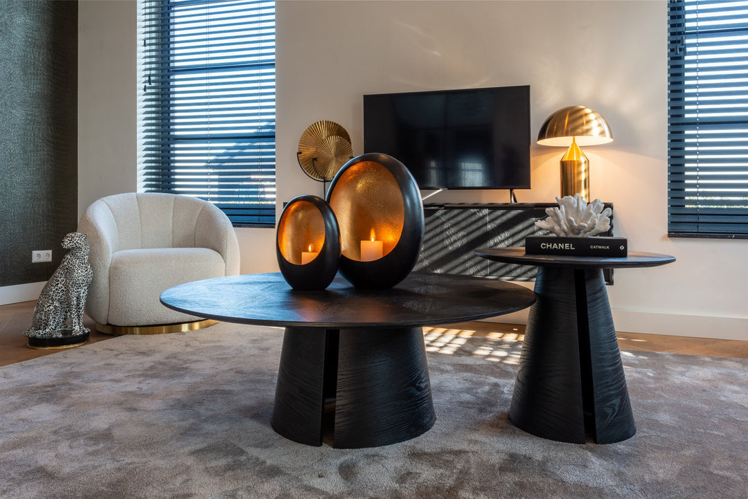 Side table Blax black 58Ø