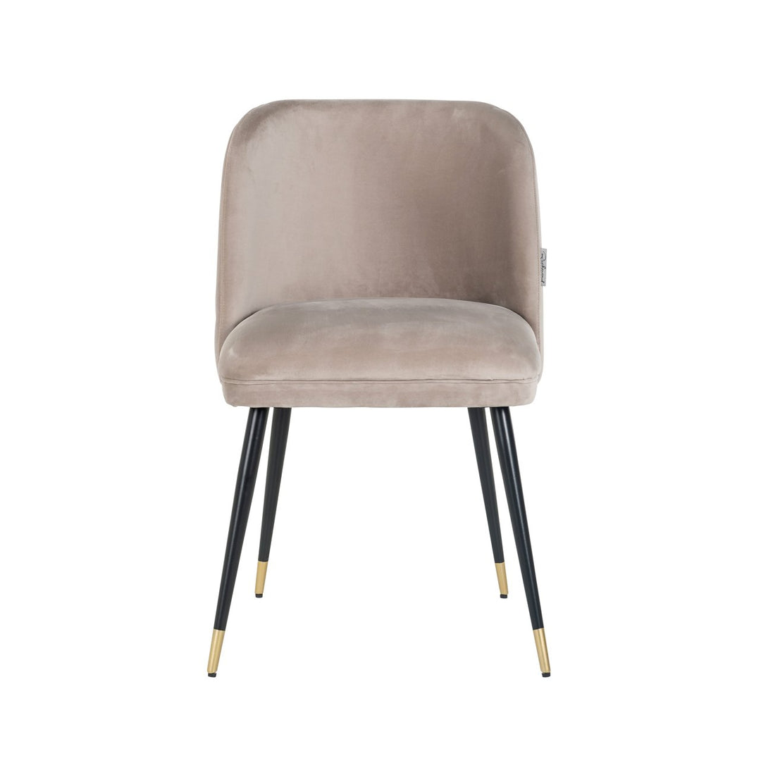 Dining room chair Alicia khaki velvet fire retardant