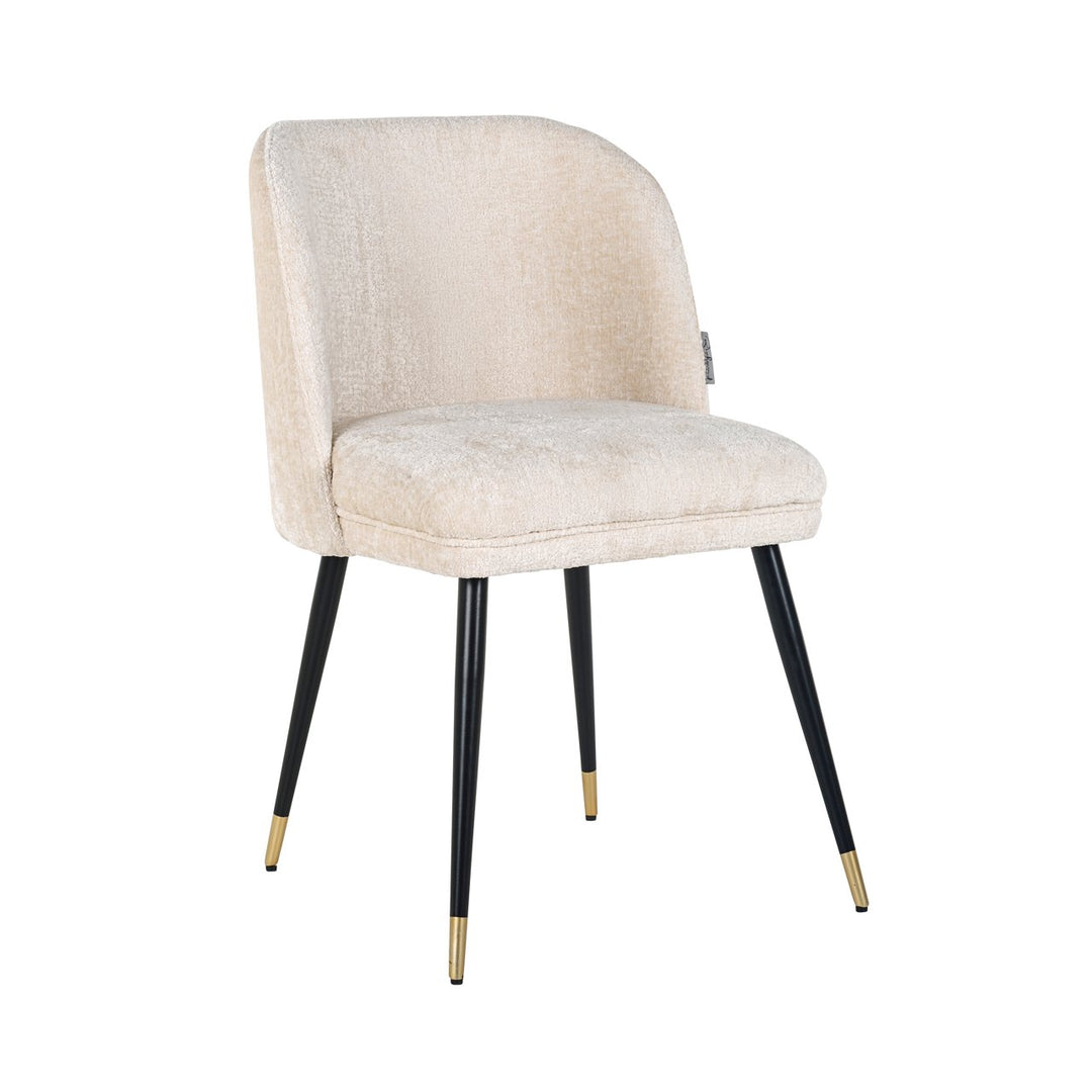 Dining room chair Alicia FR white chenille fire retardant