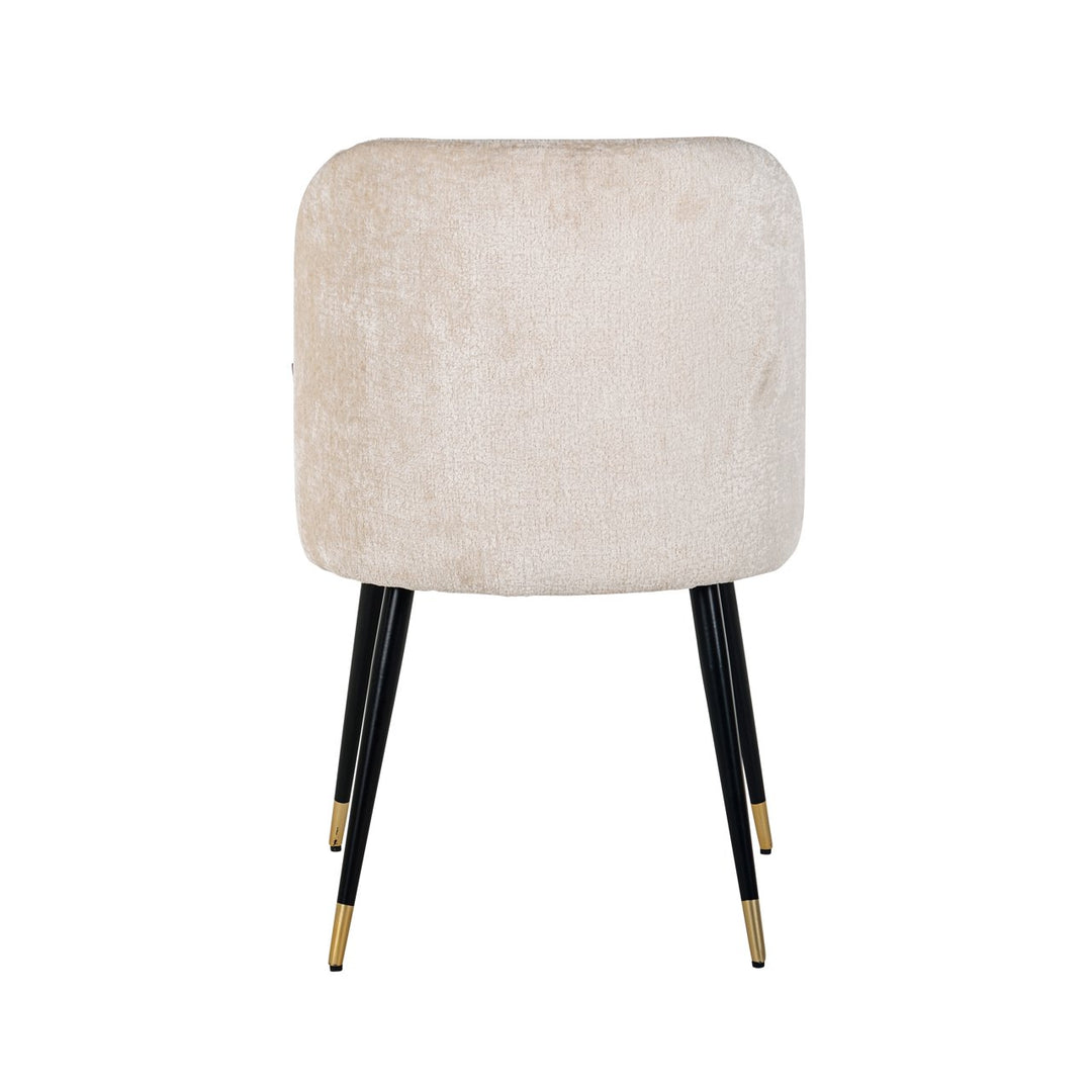 Dining room chair Alicia FR white chenille fire retardant