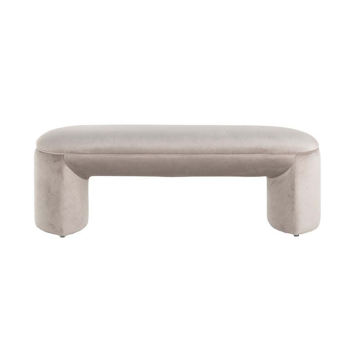 Fargo khaki velvet sofa