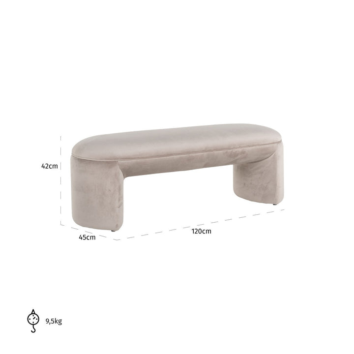 Fargo khaki velvet sofa