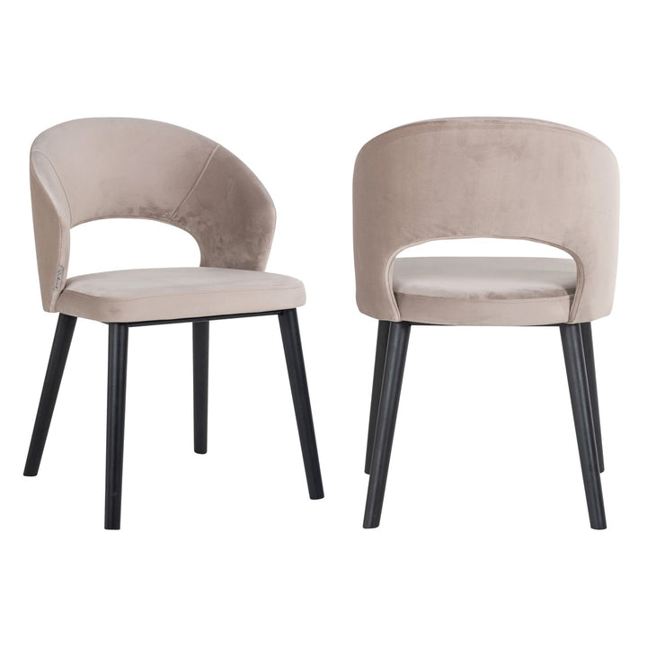 Eetkamerstoel Savoy khaki velvet