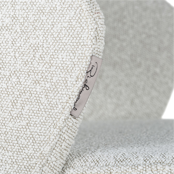 Dining room chair Savoy white bouclé