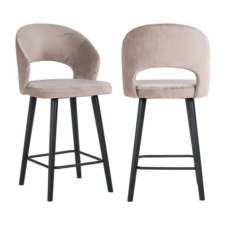 Counterstoel Savoy khaki velvet