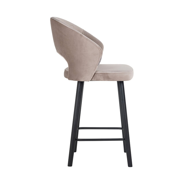Counter chair Savoy (Quartz Khaki Velvet 903)