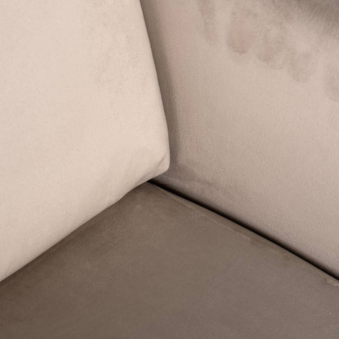 Lounge chair Turner khaki velvet swivel fire retardant