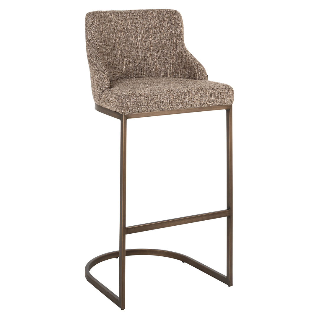 Richmond Barstoel Bolton Brown Tweed (Set van 2)