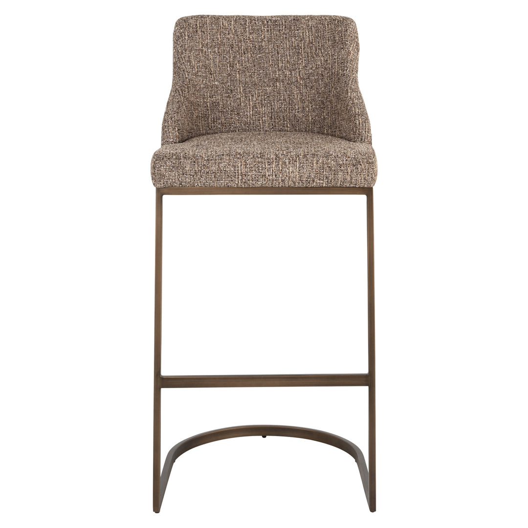 Richmond Barstoel Bolton Brown Tweed (Set van 2)